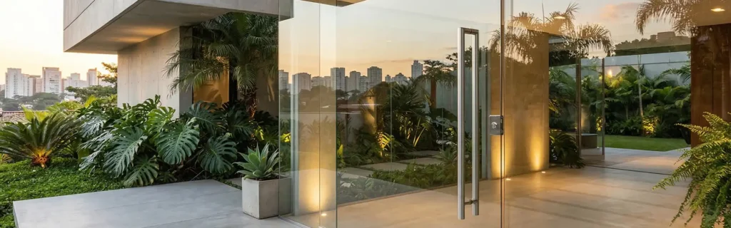 Porta de Vidro Temperado: Estética, Segurança e Valorização Imobiliária em São Paulo