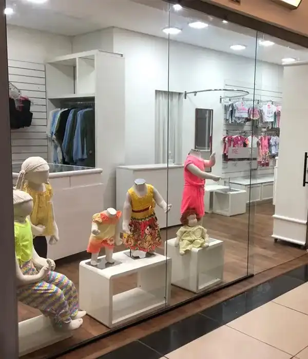 Vitrine de Vidro para Lojas